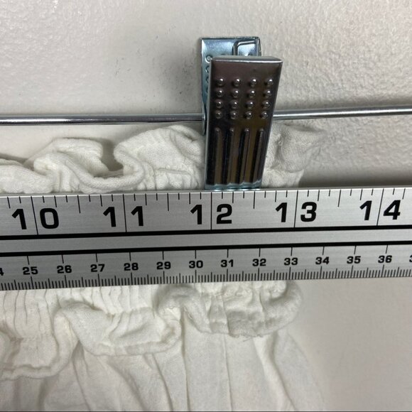 NEW Vero Moda White Mini Skirt Must Have Size Small Minimalist Summer Beach Boho - Picture 11 of 12